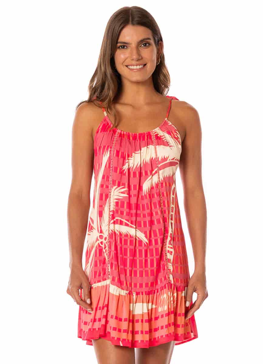 Maaji Palm Excel Magnolia V Short Dress - miniatura 1