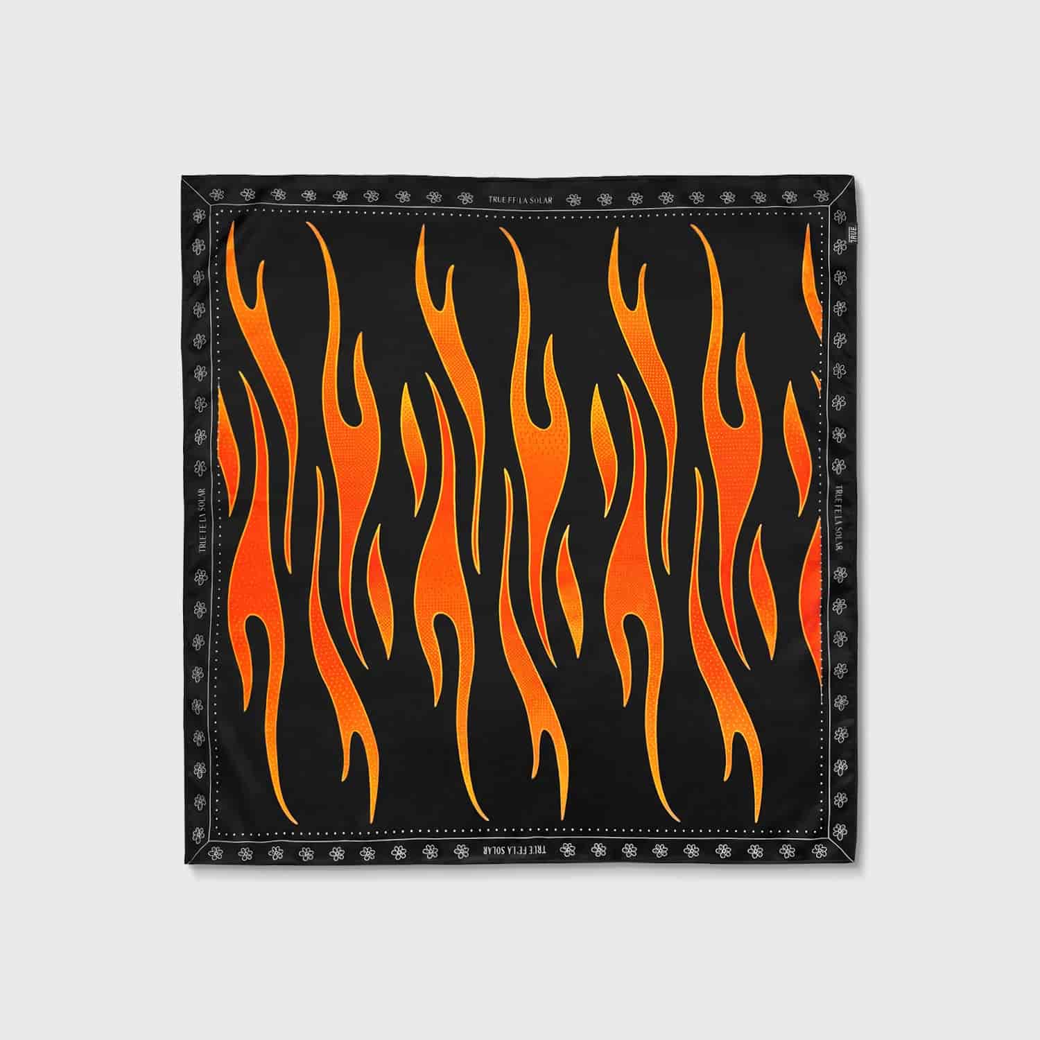 Flames Bandana - Black - miniatura 1