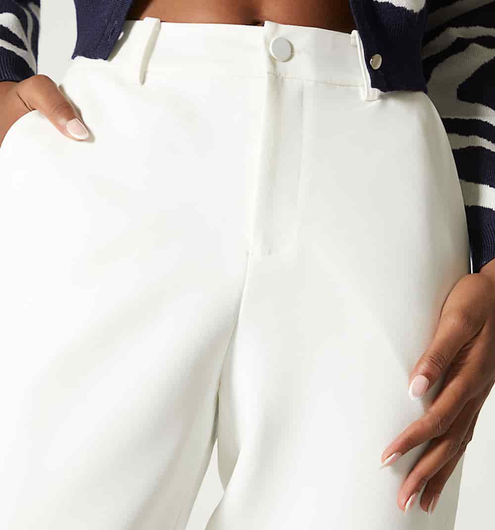 Pantalon Con Pretina En Satin - miniatura 7