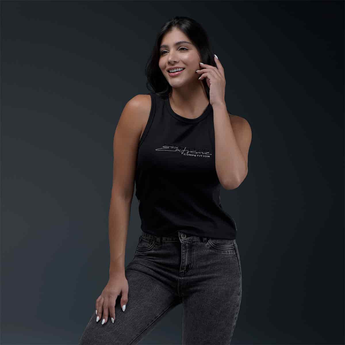 Blusa Negra Mujer - miniatura 1