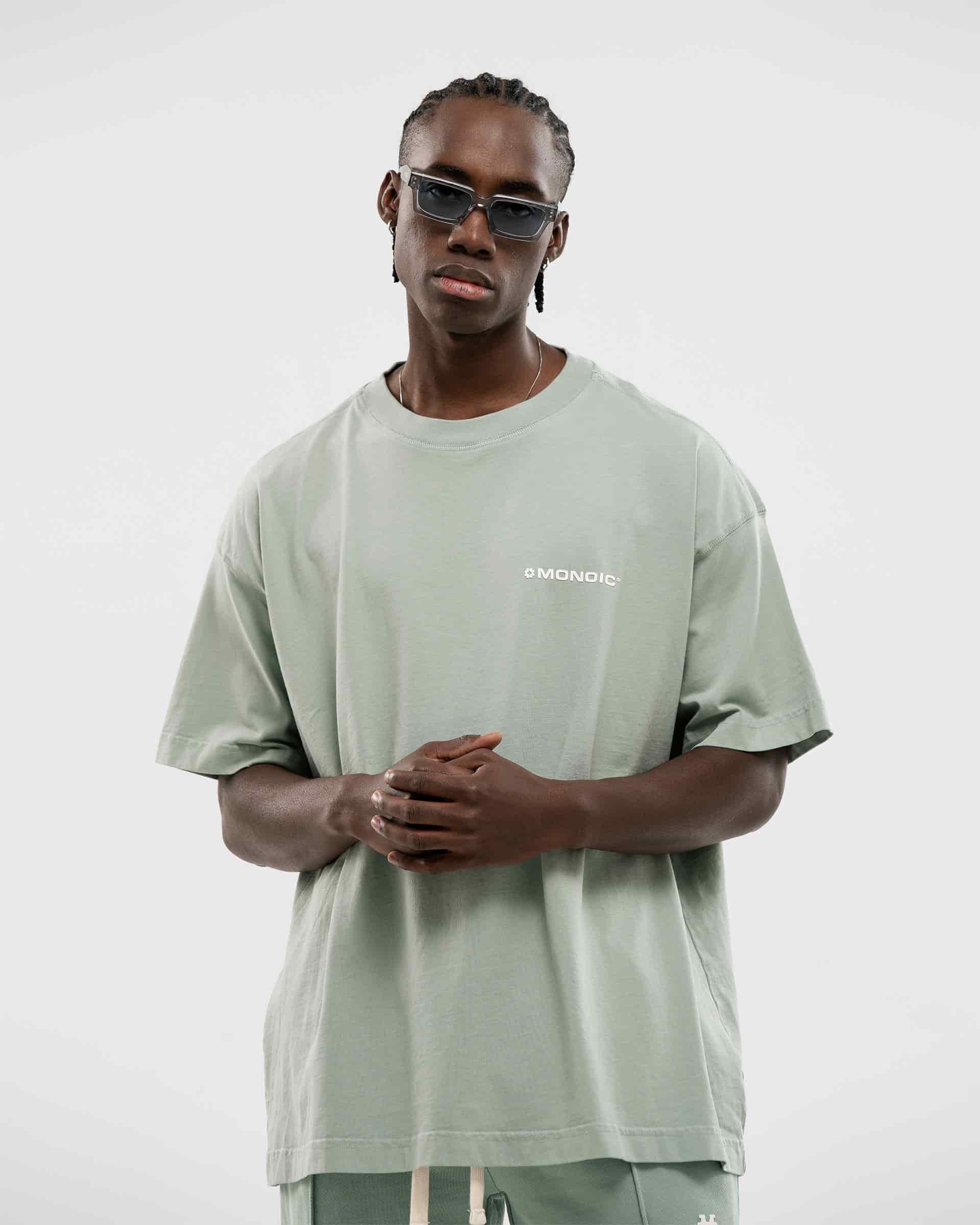 Camiseta Oversized Básica V2 - Verde Menta - miniatura 2