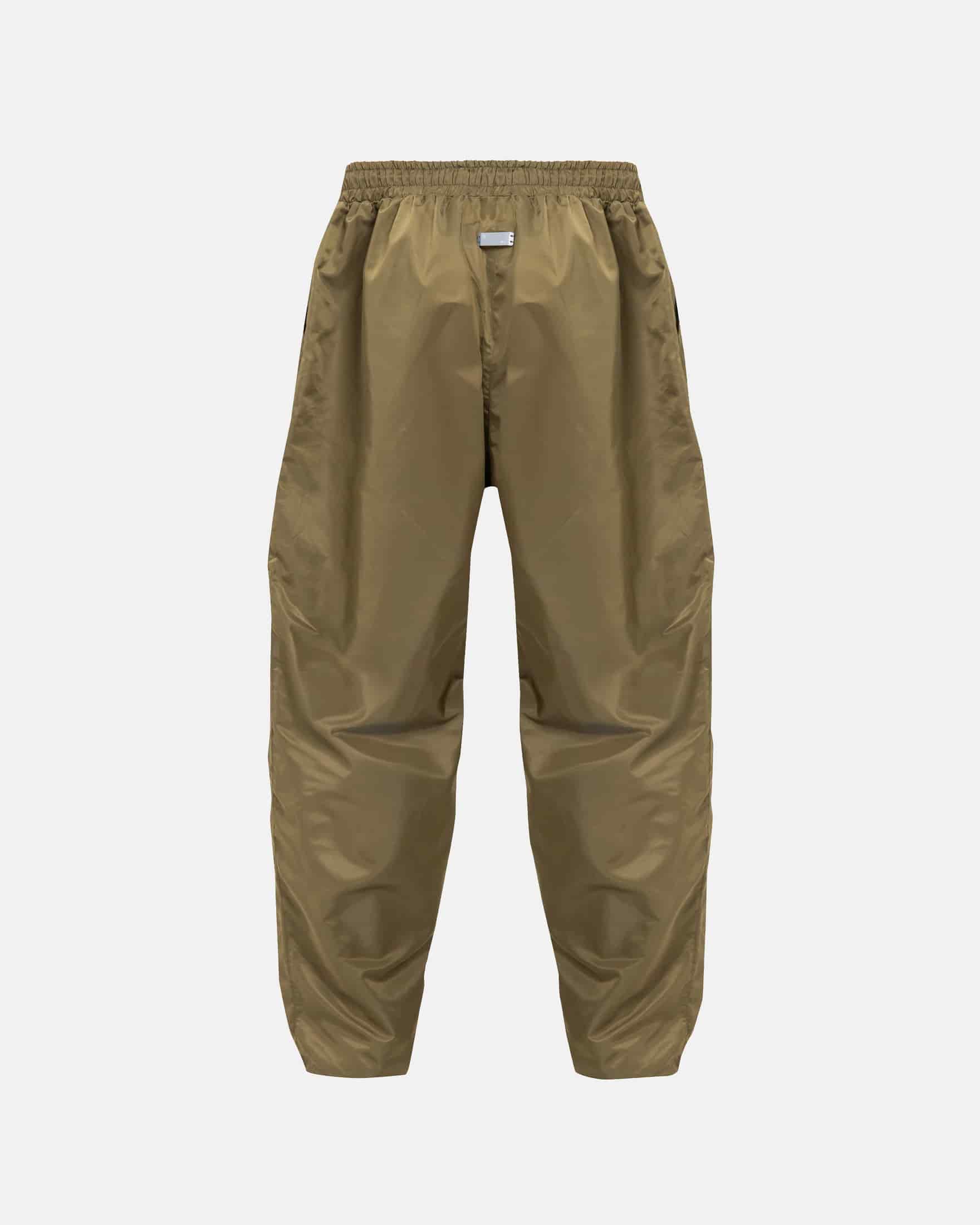 Basics Panelled Zip Up Cargo Pants Green - miniatura 3