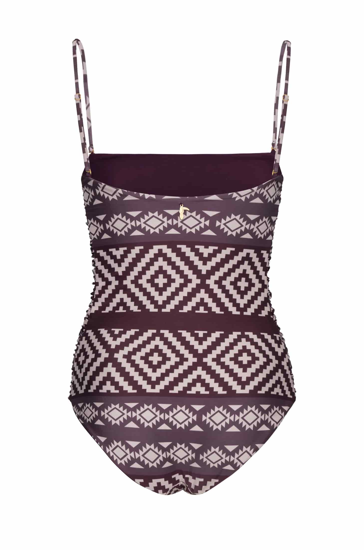 Las Balsas One Piece / Ethnic Motif - Purple - miniatura 3