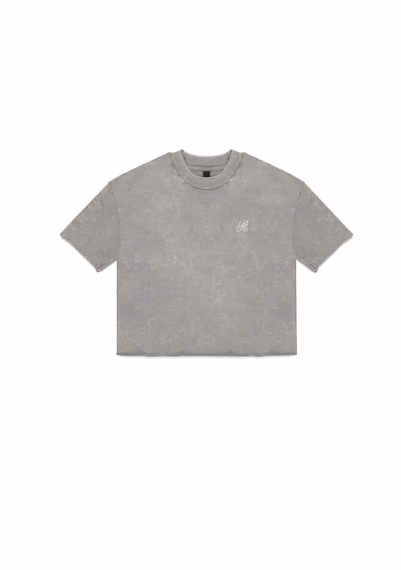 Knockout grey crop top - miniatura 1