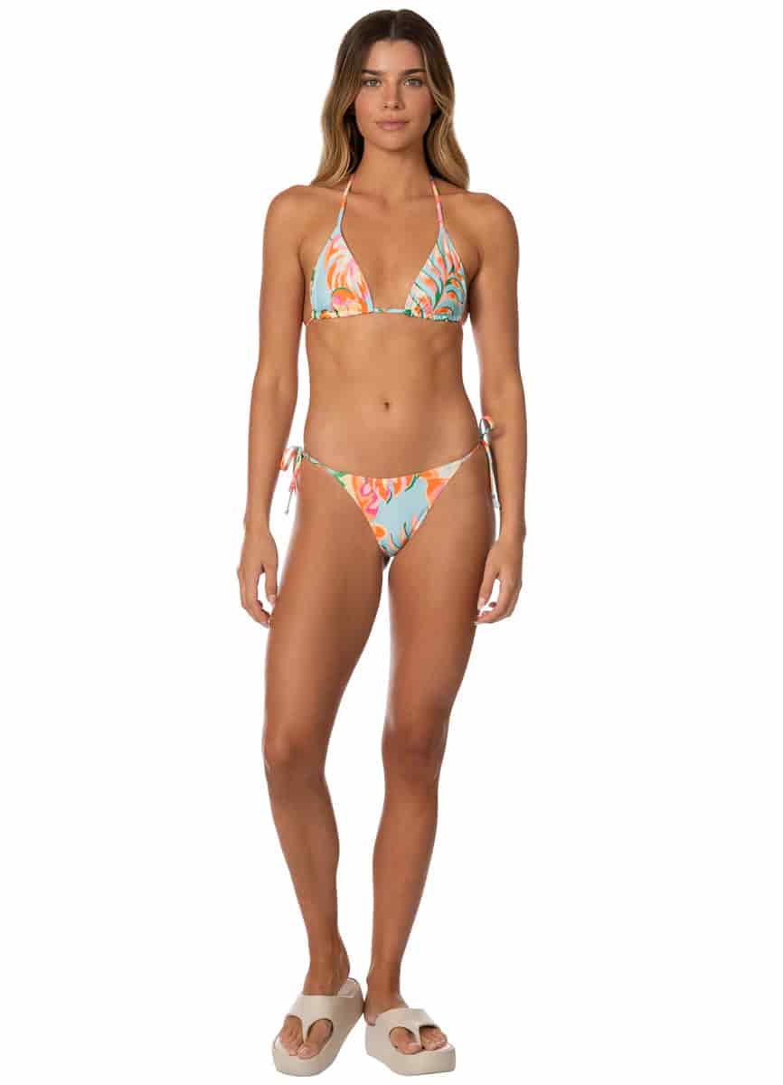 Maaji Fiesta Bloom Balmy Sliding Triangle Bikini Top - miniatura 4