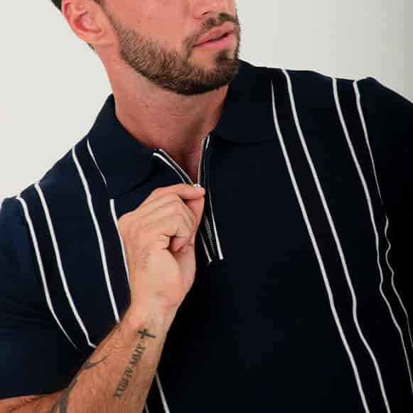 SUETER POLO MODA TEJIDO CON CORREDERA HO - miniatura 4