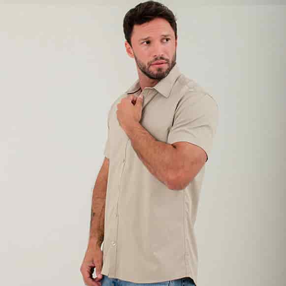 CAMISA MC 100% ALGODON HOMBRE - miniatura 9