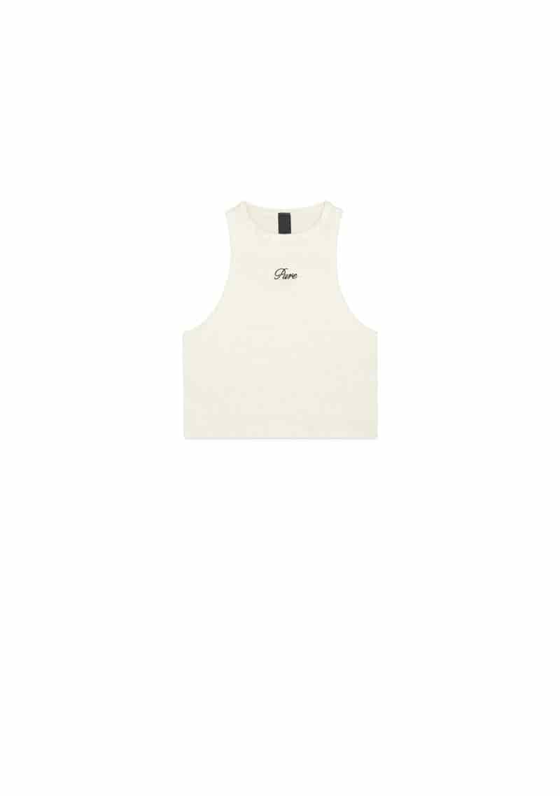 Classic cream crop top - miniatura 1