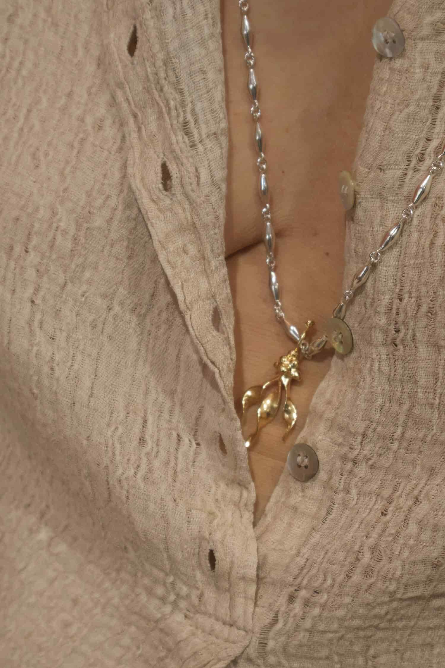 Maiz Pendant Gold - miniatura 1