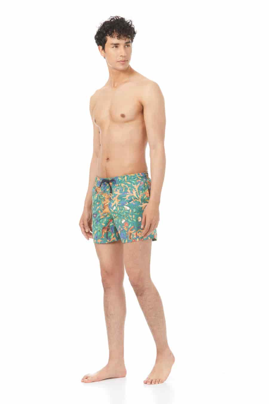 Men's lorenzo swim trunk green - miniatura 3