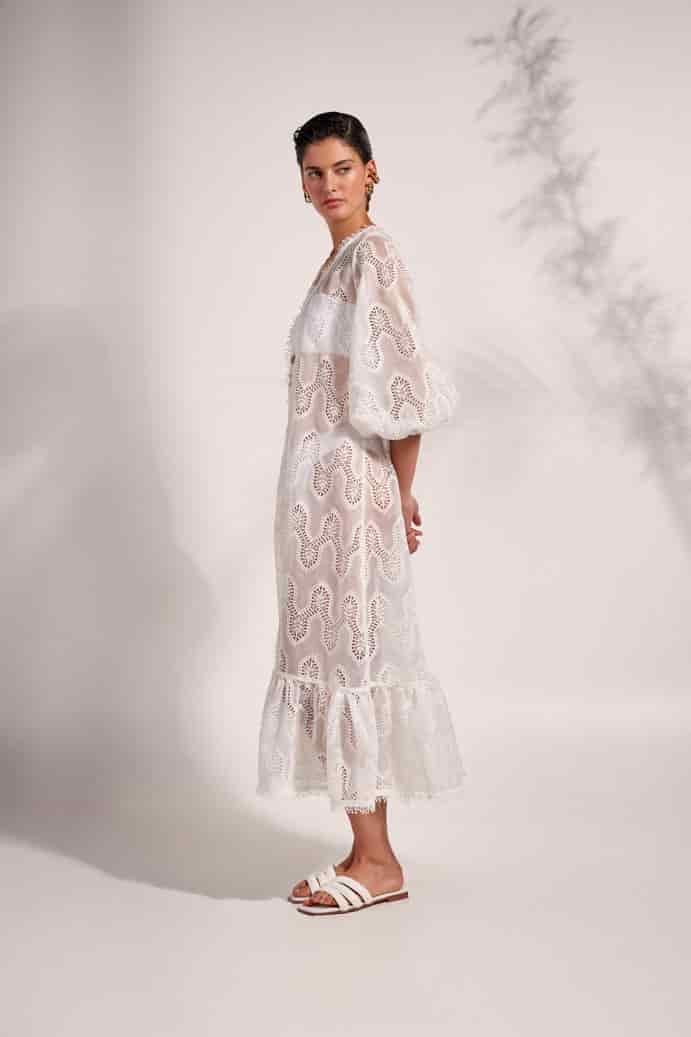 MADELEINE KIMONO WHITE - miniatura 3