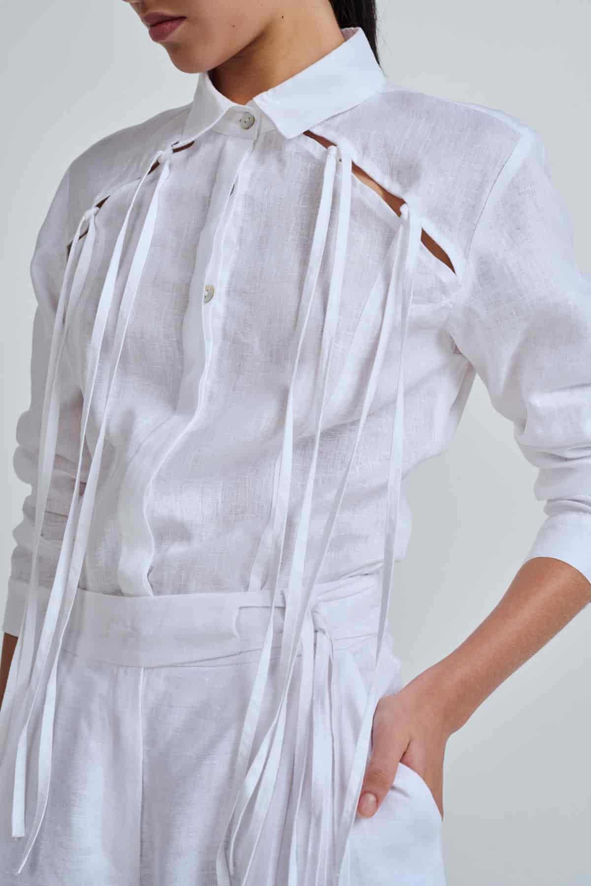 GABY SHIRT WHITE - miniatura 5