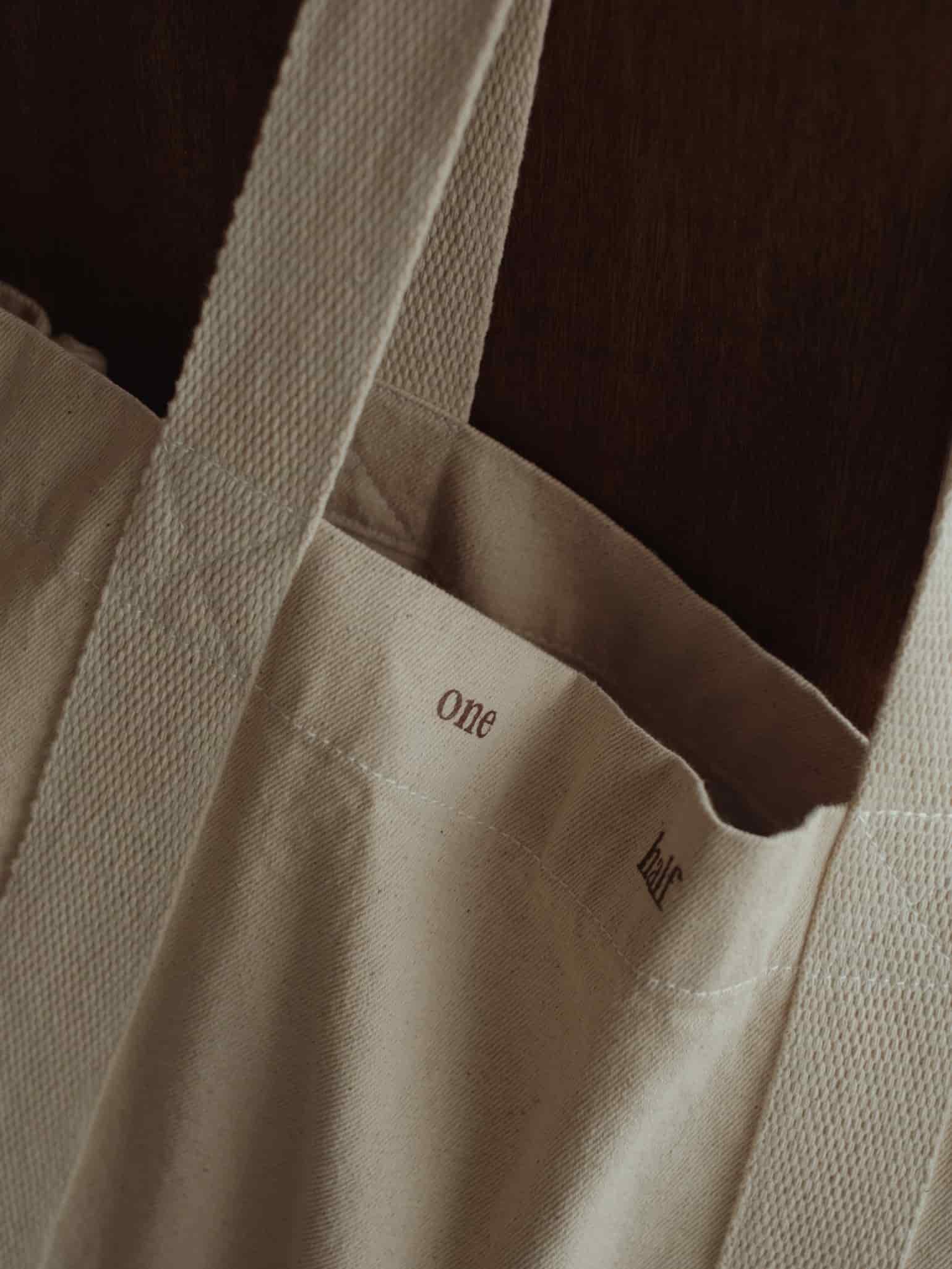 CONTRAST DENIM TOTE BAG - NATURAL - miniatura 5