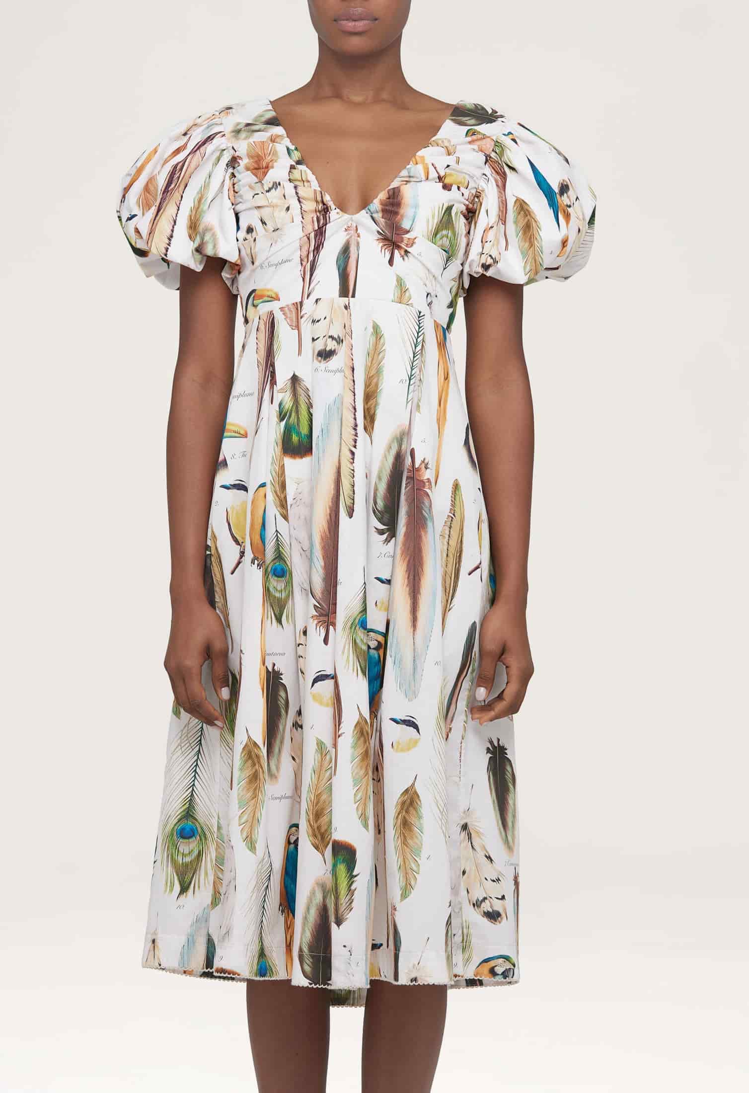 Chontaduro Pluma Midi Dress - miniatura 3