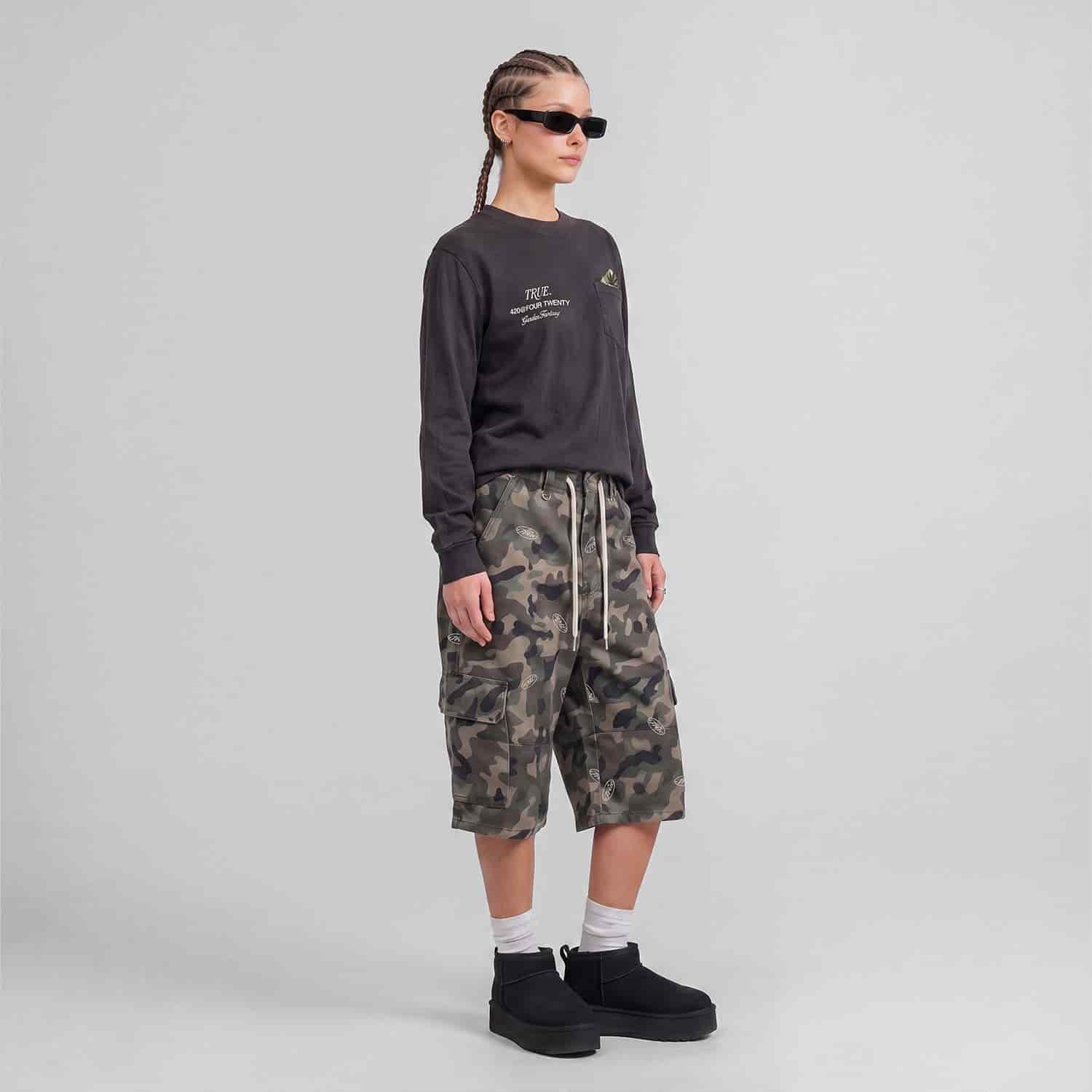 Garden LS T-Shirt - Black - miniatura 5