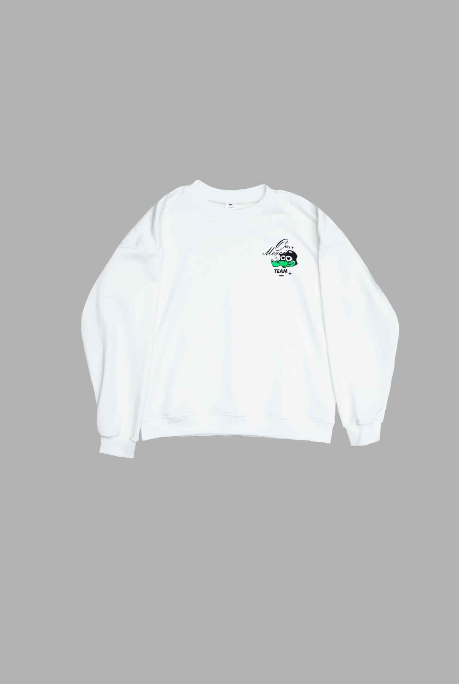 Hoodie blanco oversize - miniatura 2