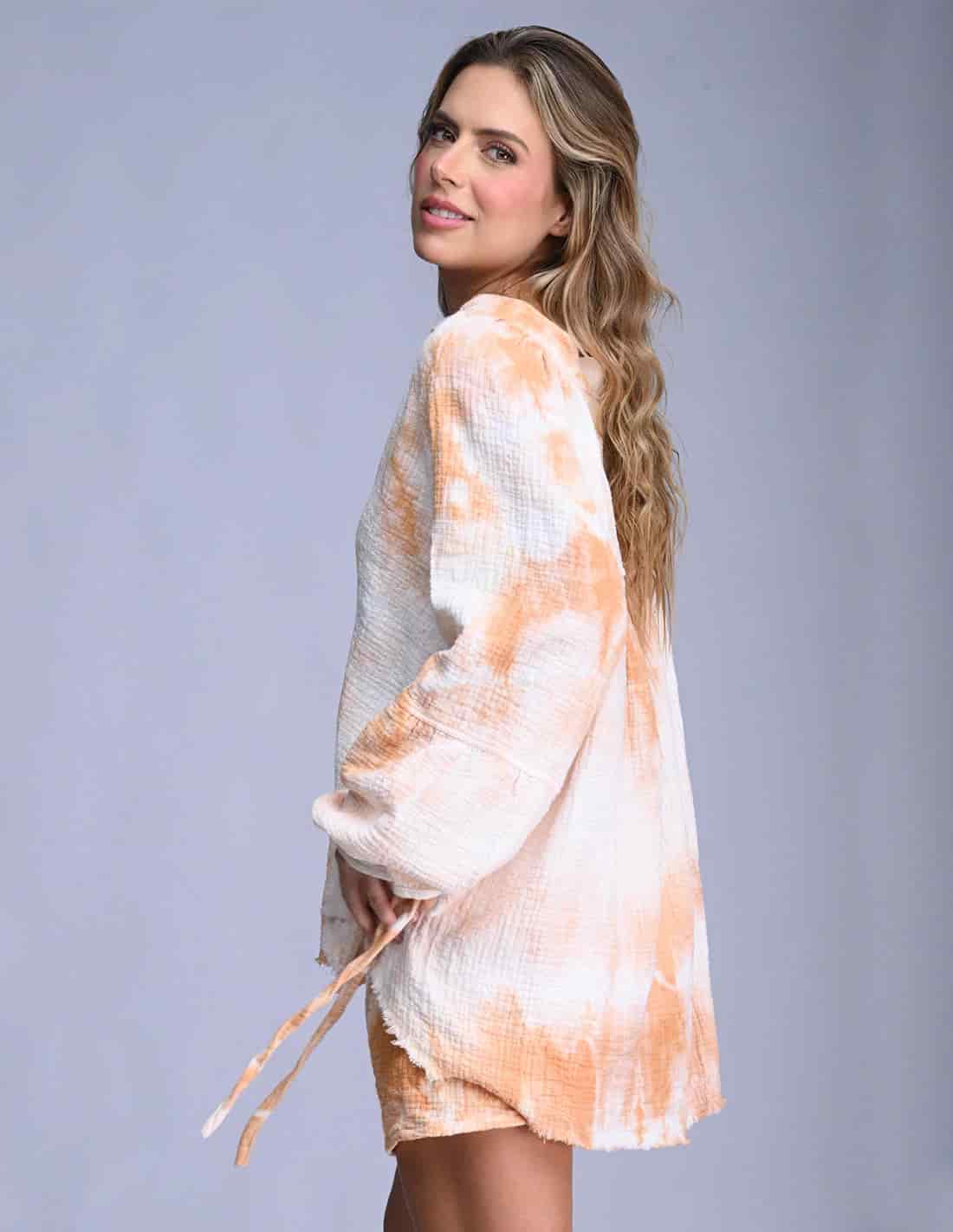 Blusa Anya Spotted Sand - miniatura 4