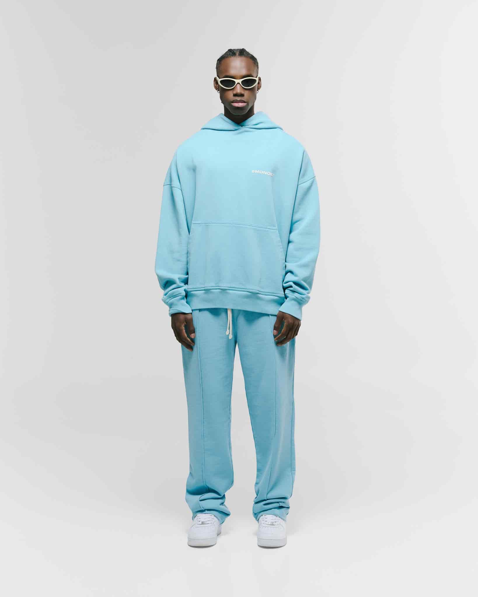 Hoodie Oversized Básico V4 - Azul Claro - miniatura 4