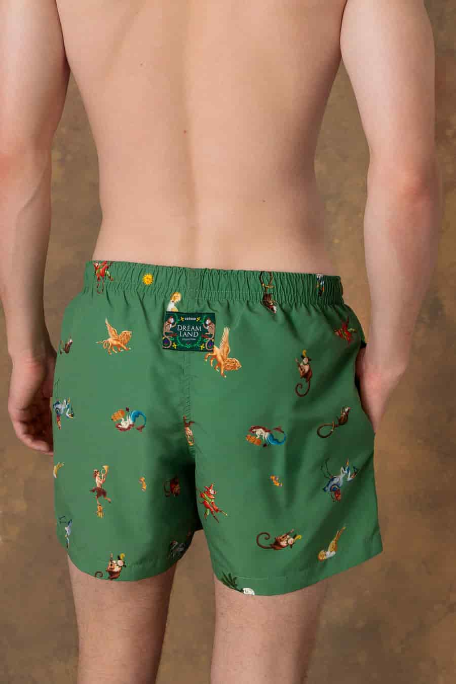 Men's swim trunk panteon green - miniatura 4