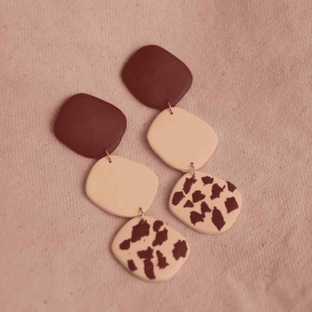 Aretes Circe Cow Print - miniatura 2