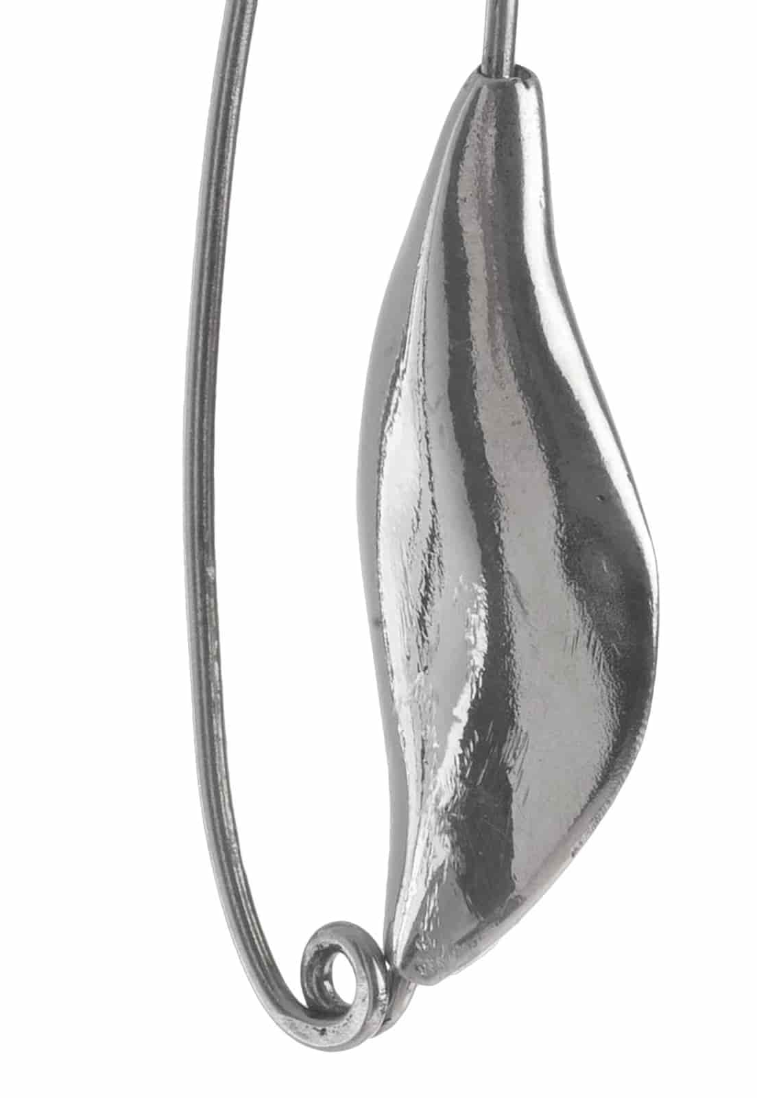 SILVER PIN EARRINGS - miniatura 3