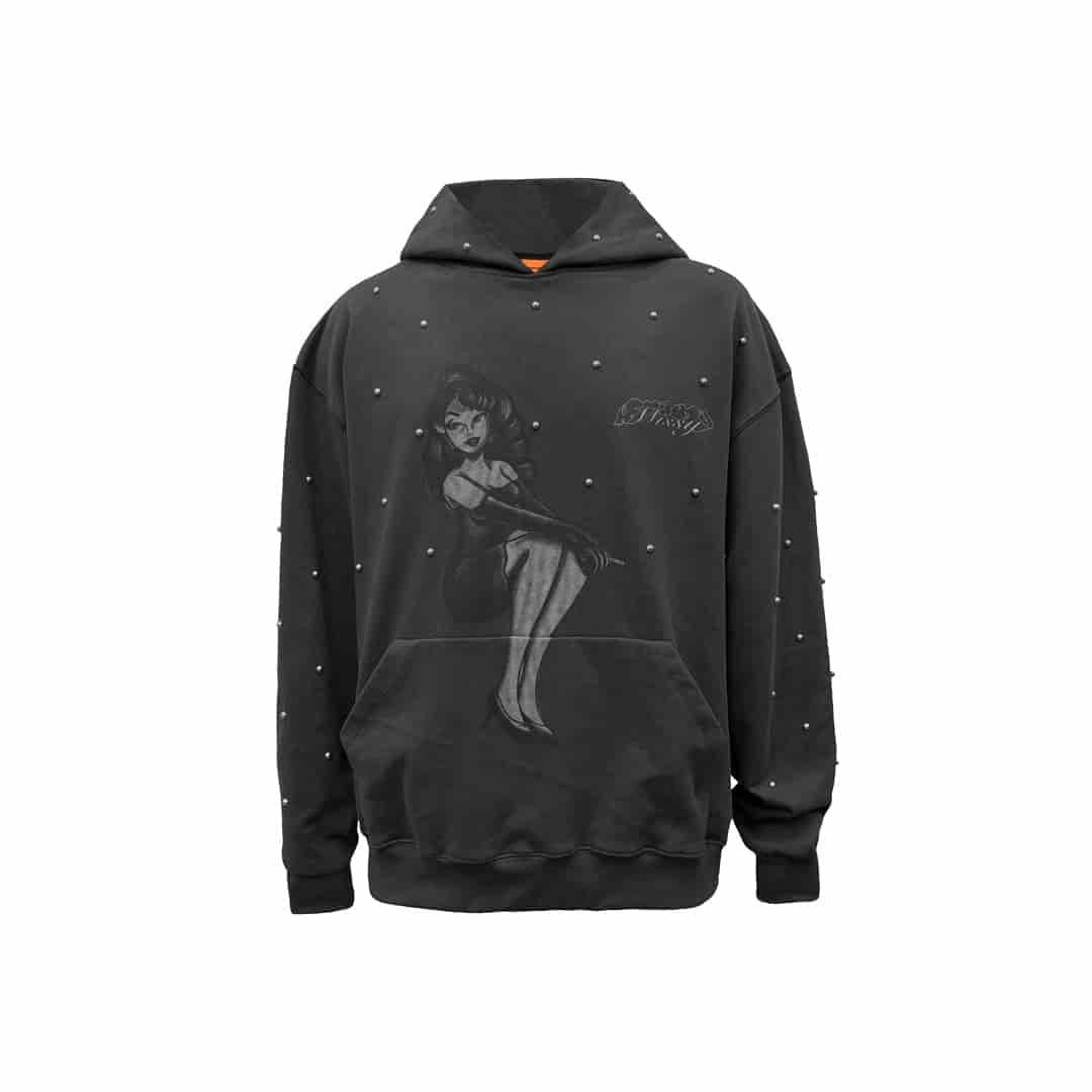 Buzo Hoodie Oversize Gris Oscuro | Missy - miniatura 1
