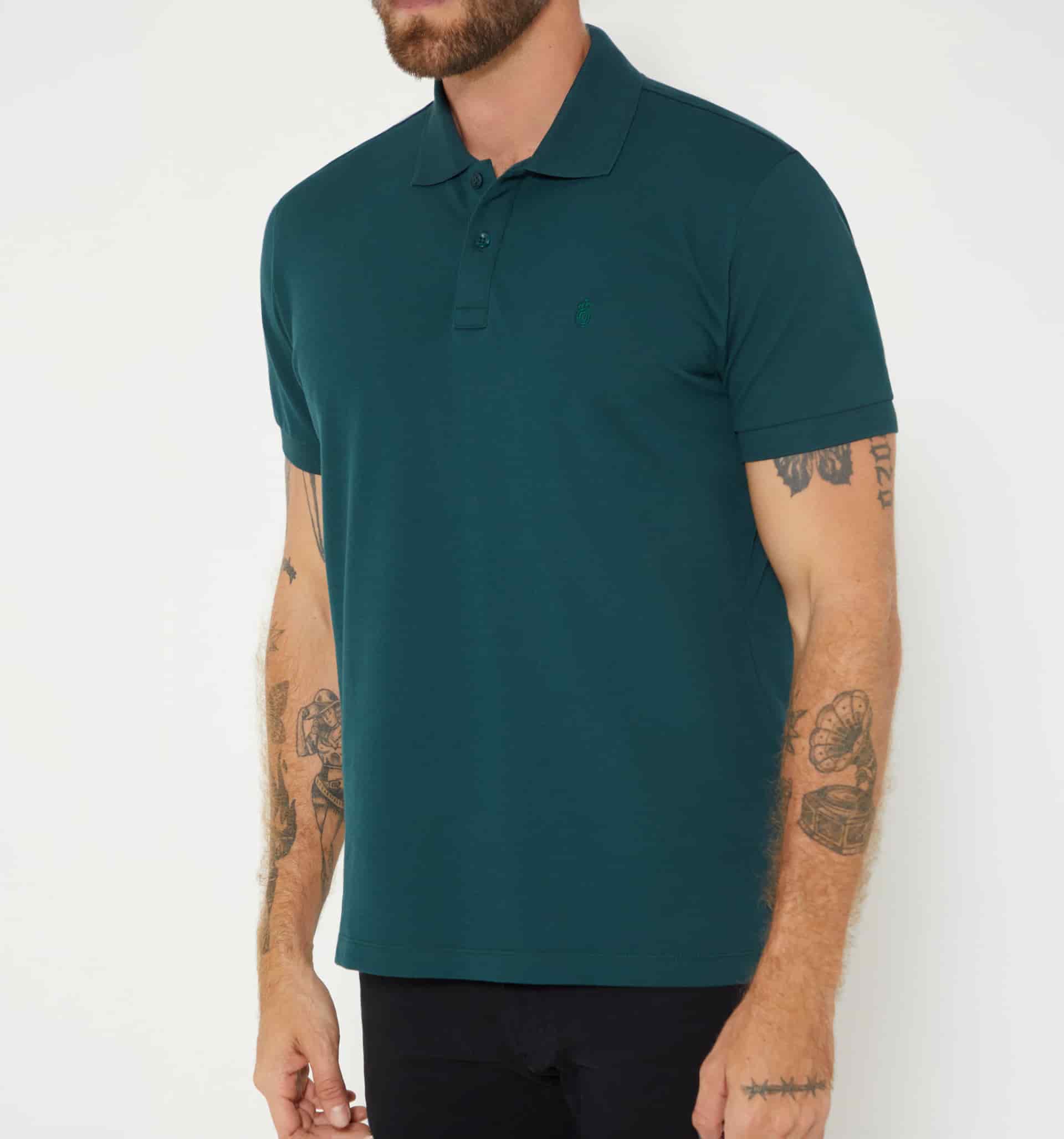 Polo básico para hombre slim fit - miniatura 9