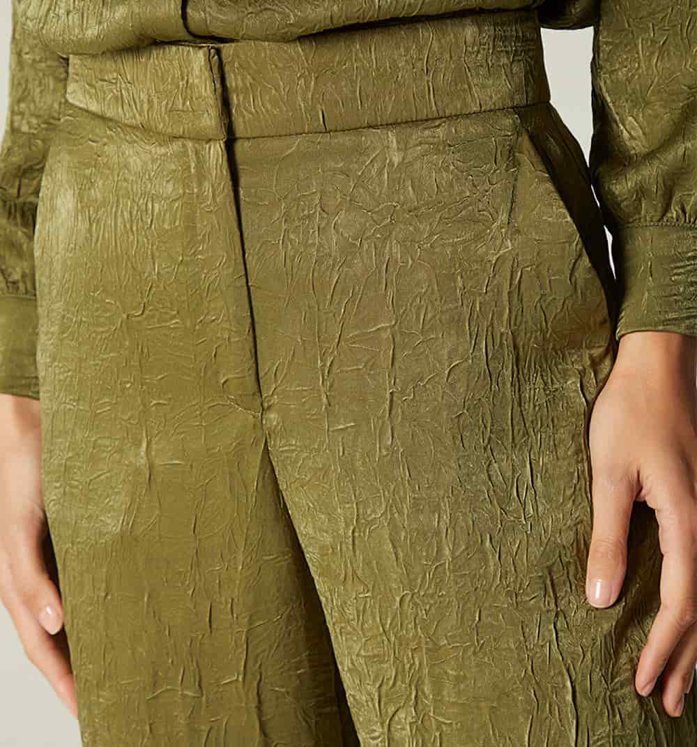 Pantalon palazzo tiro alto - miniatura 7
