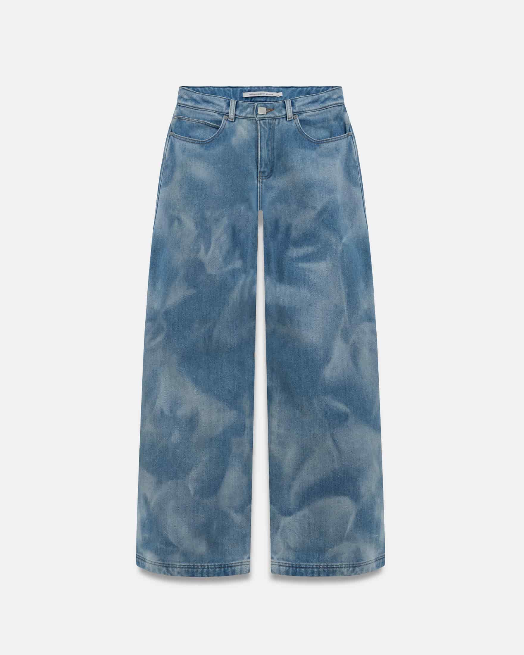W Basics Wide Jeans Blue - miniatura 3