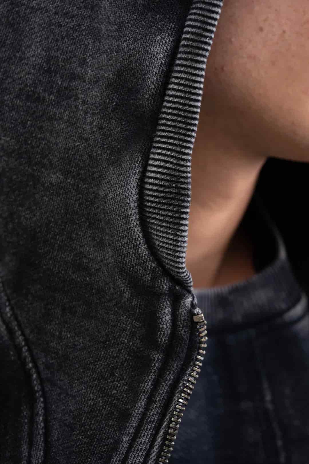 VENENO BUZO ZIPPER LEATHER COW - miniatura 10