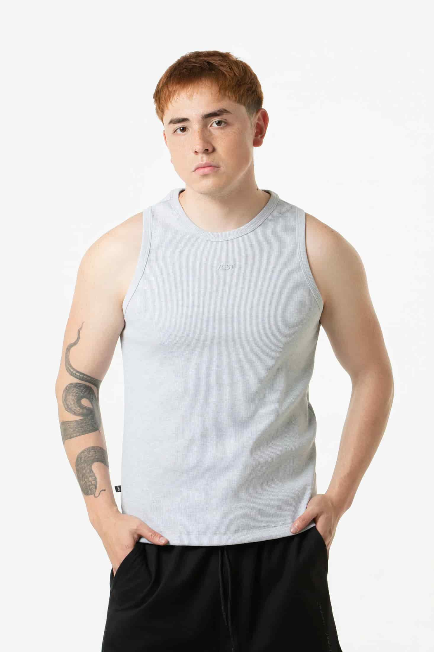 CAMISETA MANGA SISA COLOR GRIS JASPE CLARO - miniatura 2