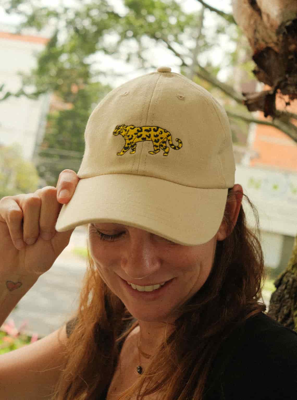 GORRA JAGUAR BEIGE VINTAGE - miniatura 2