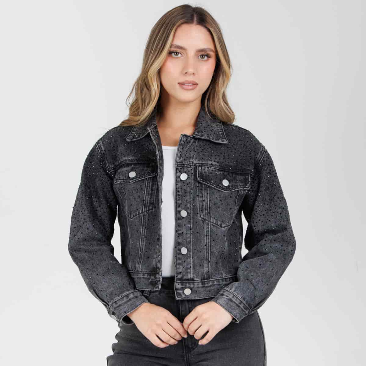 Chaqueta Denim Axspen  GY4031 - miniatura 1