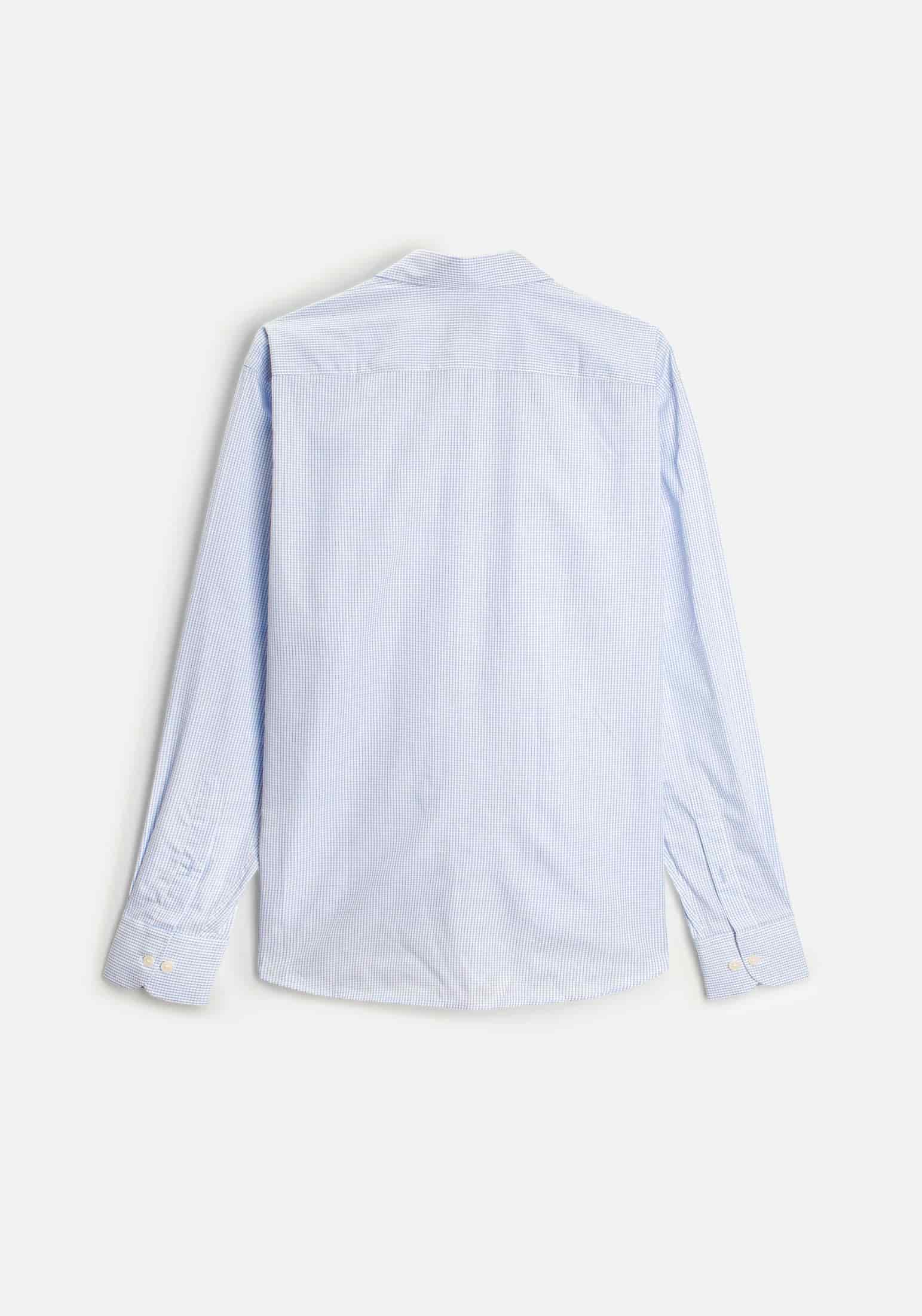 Camisa H CBD Cuadros Med L-Fuc Azul Medio - miniatura 4