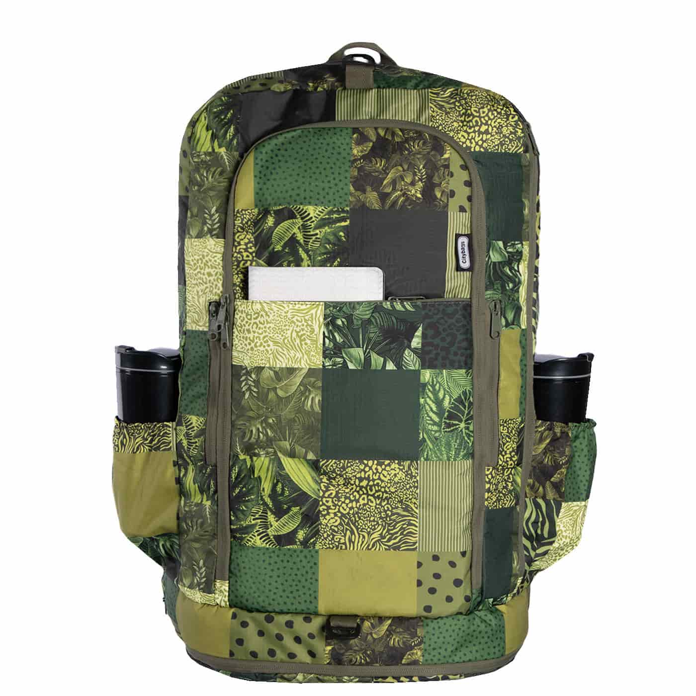 Morral Aventura ULTRA Plegable Estampado Green Citybags Multicolor - miniatura 3