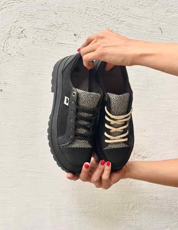 TENIS PIMP RUDE NEGRO - miniatura 1