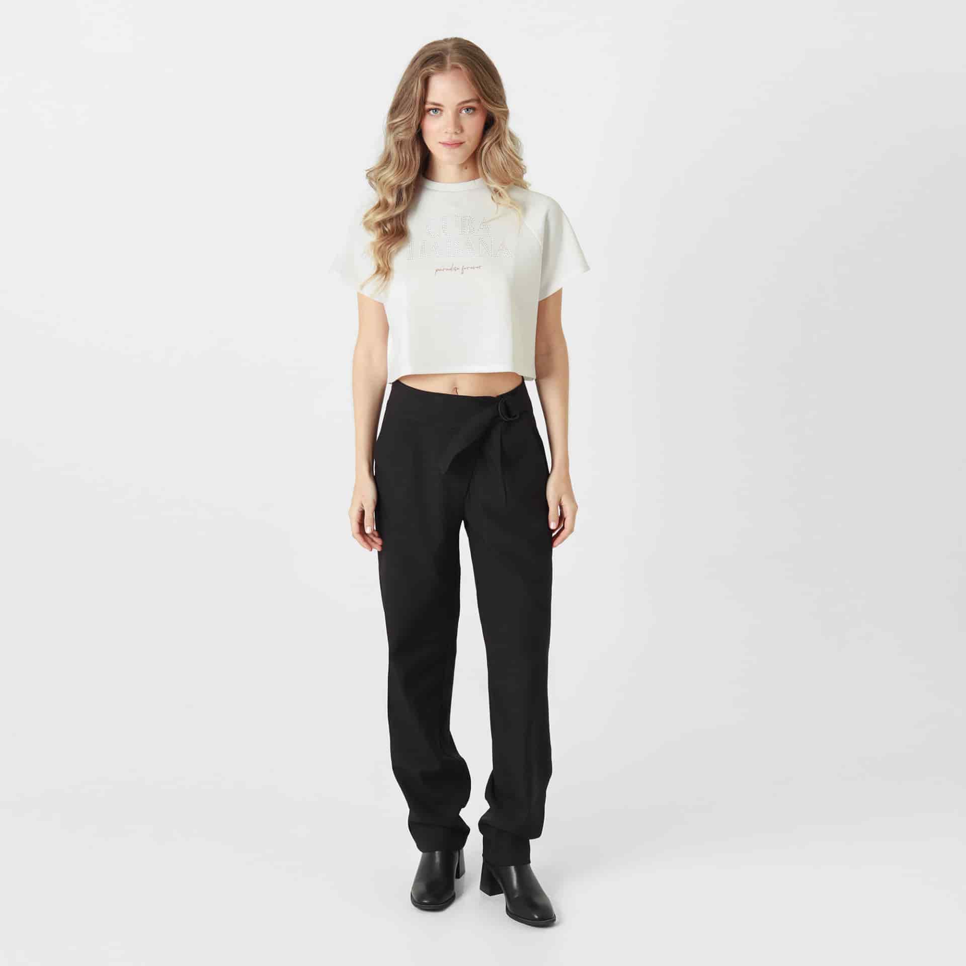 Pantalon Tiro Alto Bota Recta - miniatura 1