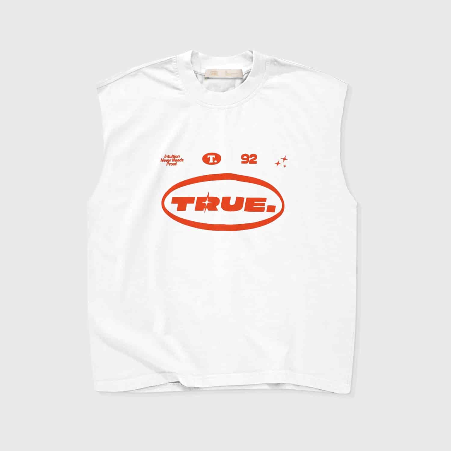 Intuition Sleeveless Tee - White - miniatura 1