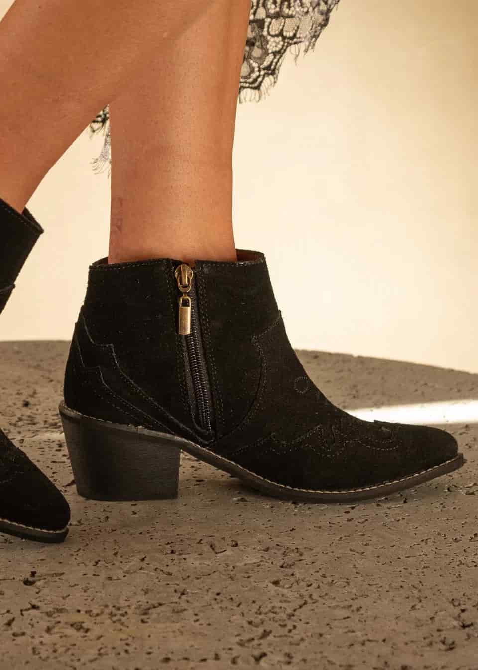 Botas Oeste Negro - miniatura 5