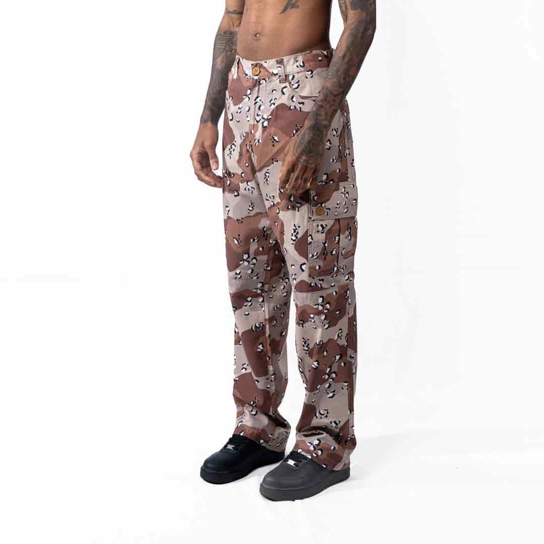 Pantalón Cargo Camuflado Oversize | Sahara - miniatura 5