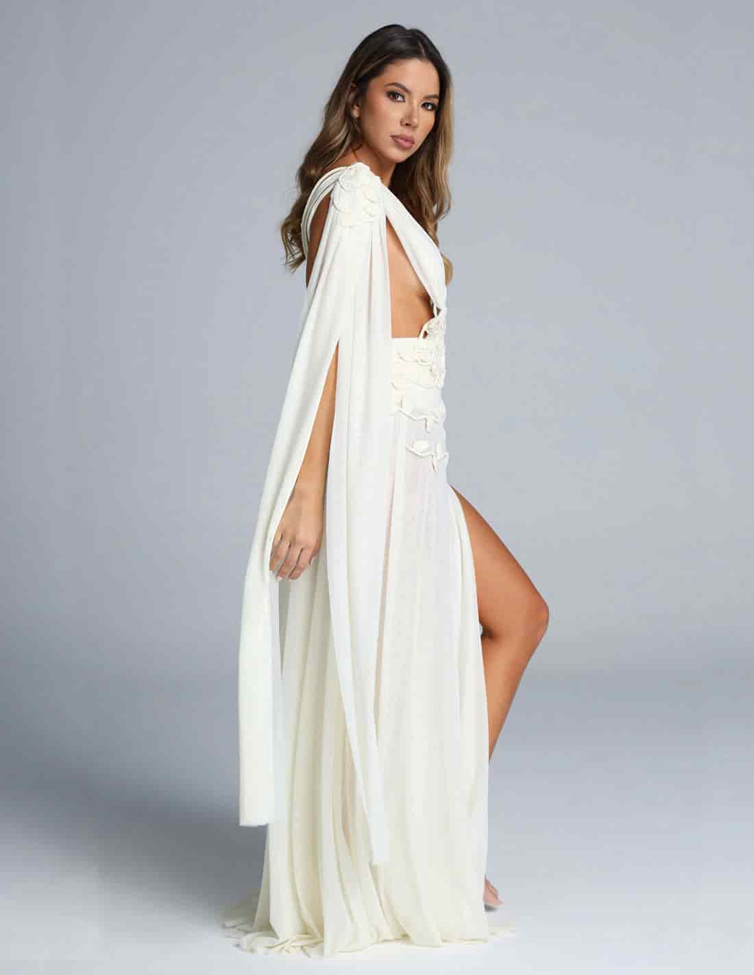 Vestido Copernico Marfil - miniatura 3