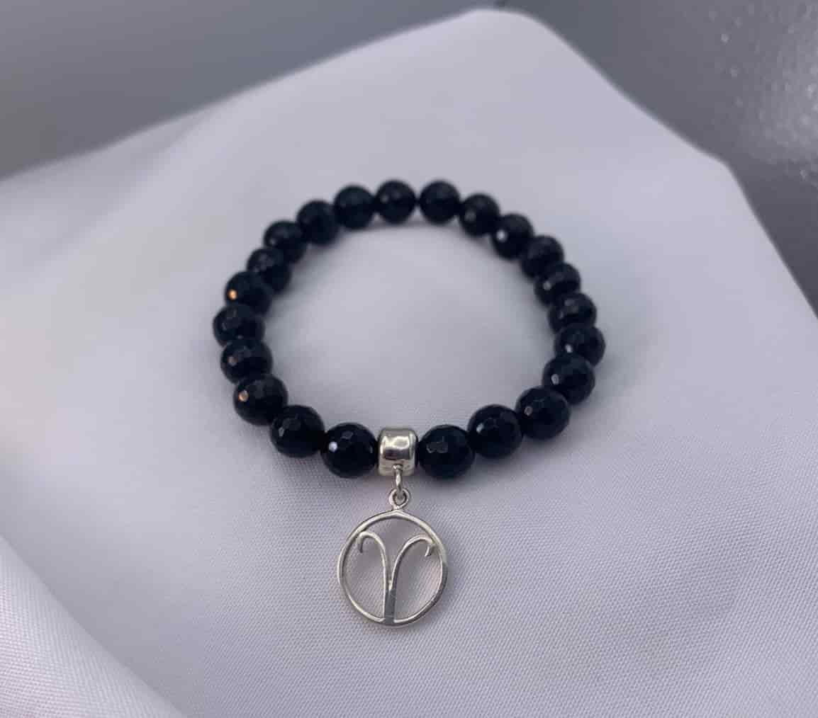 Pulsera Ónix Signo Zodiacal Aries - miniatura 1