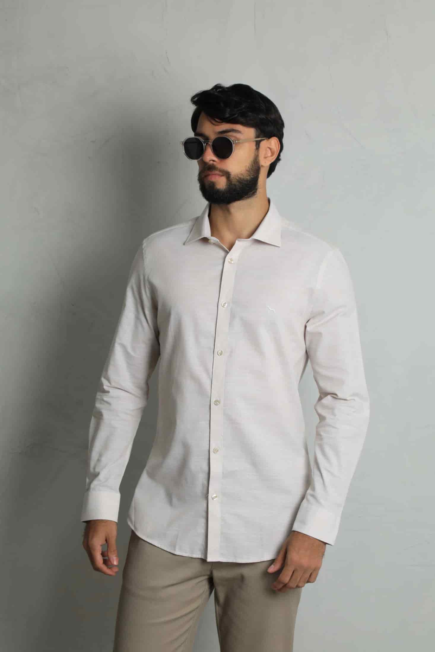 Camisa Manga Larga Khaki - miniatura 4