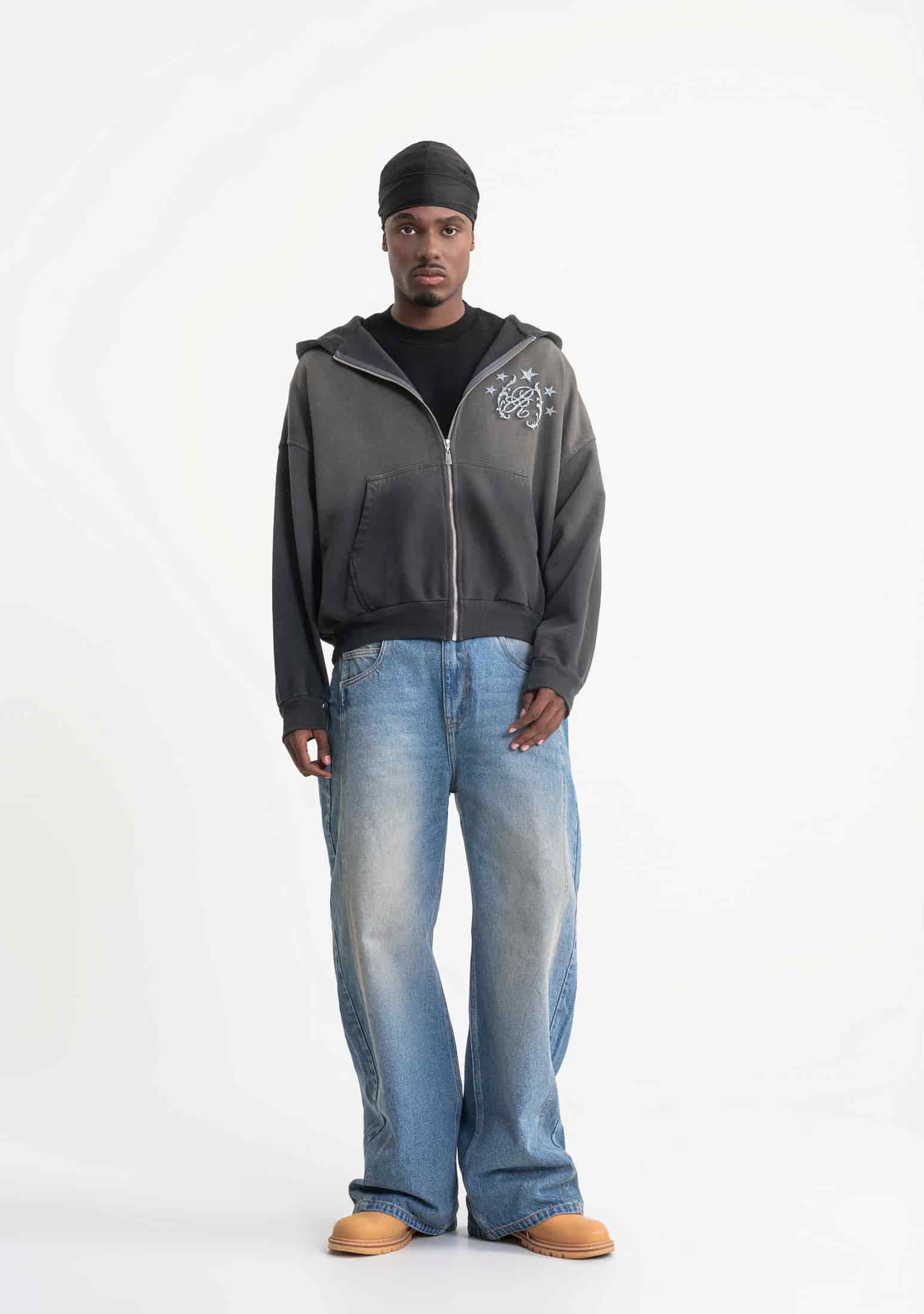 Rustic zipper hoodie - miniatura 4