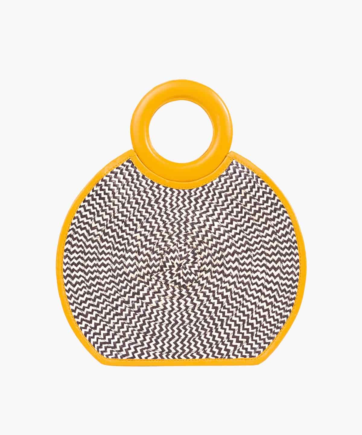 Zenú in Raffia and Leather - miniatura 1