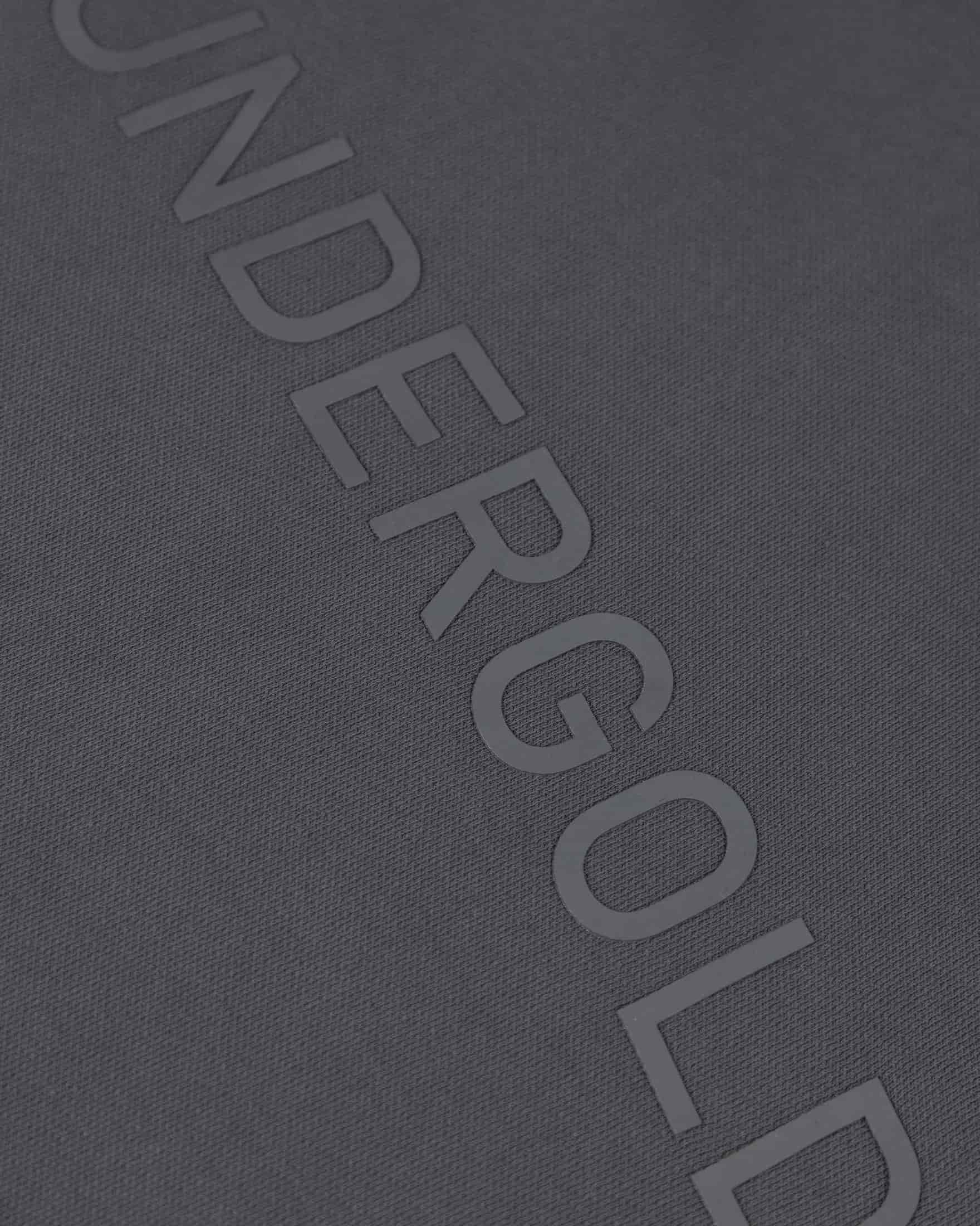 Line Basic Slim Fit Zip Up Cropped Hoodie Dark Gray - miniatura 4
