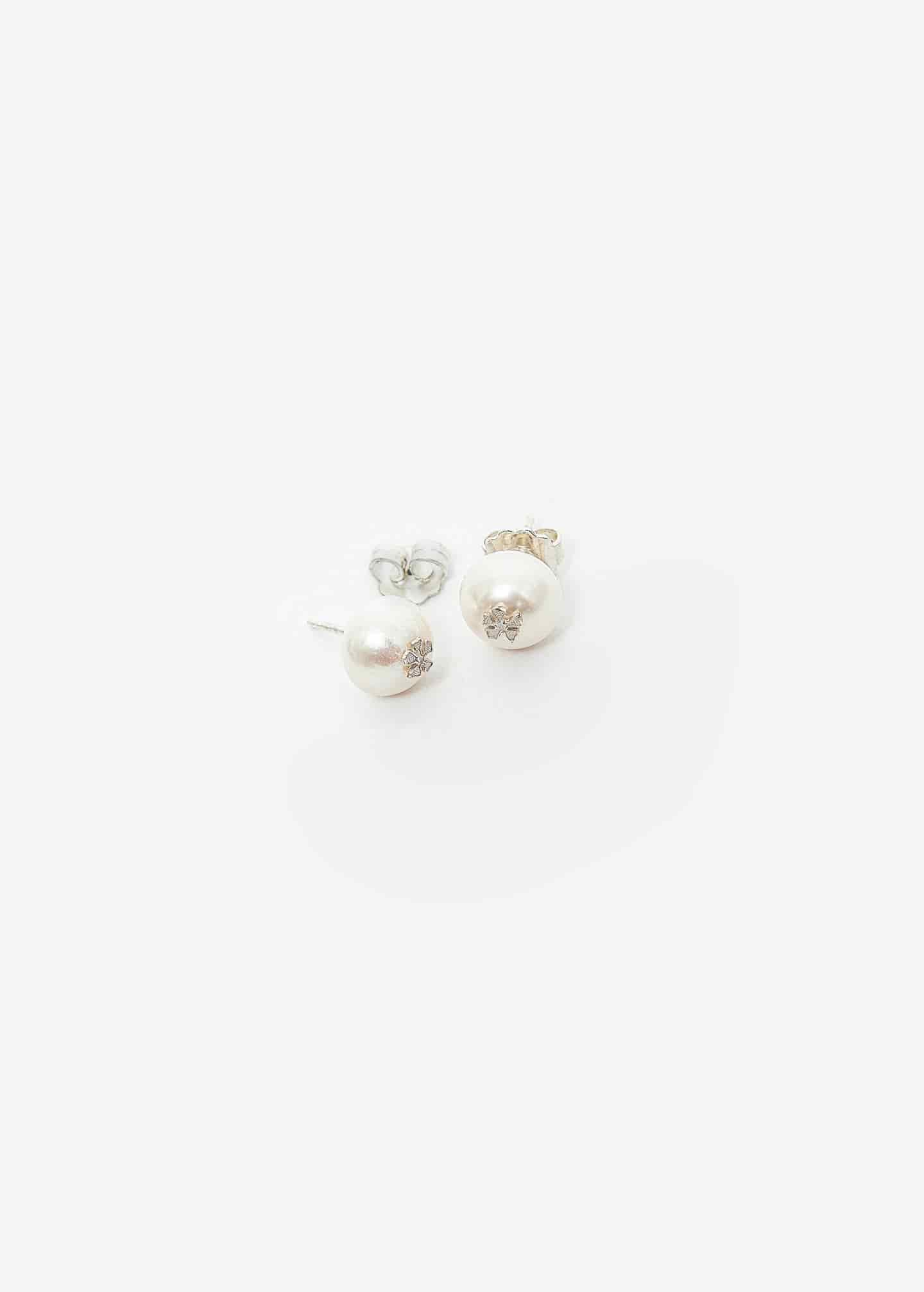 Perla Aurora Stud Plata - miniatura 1