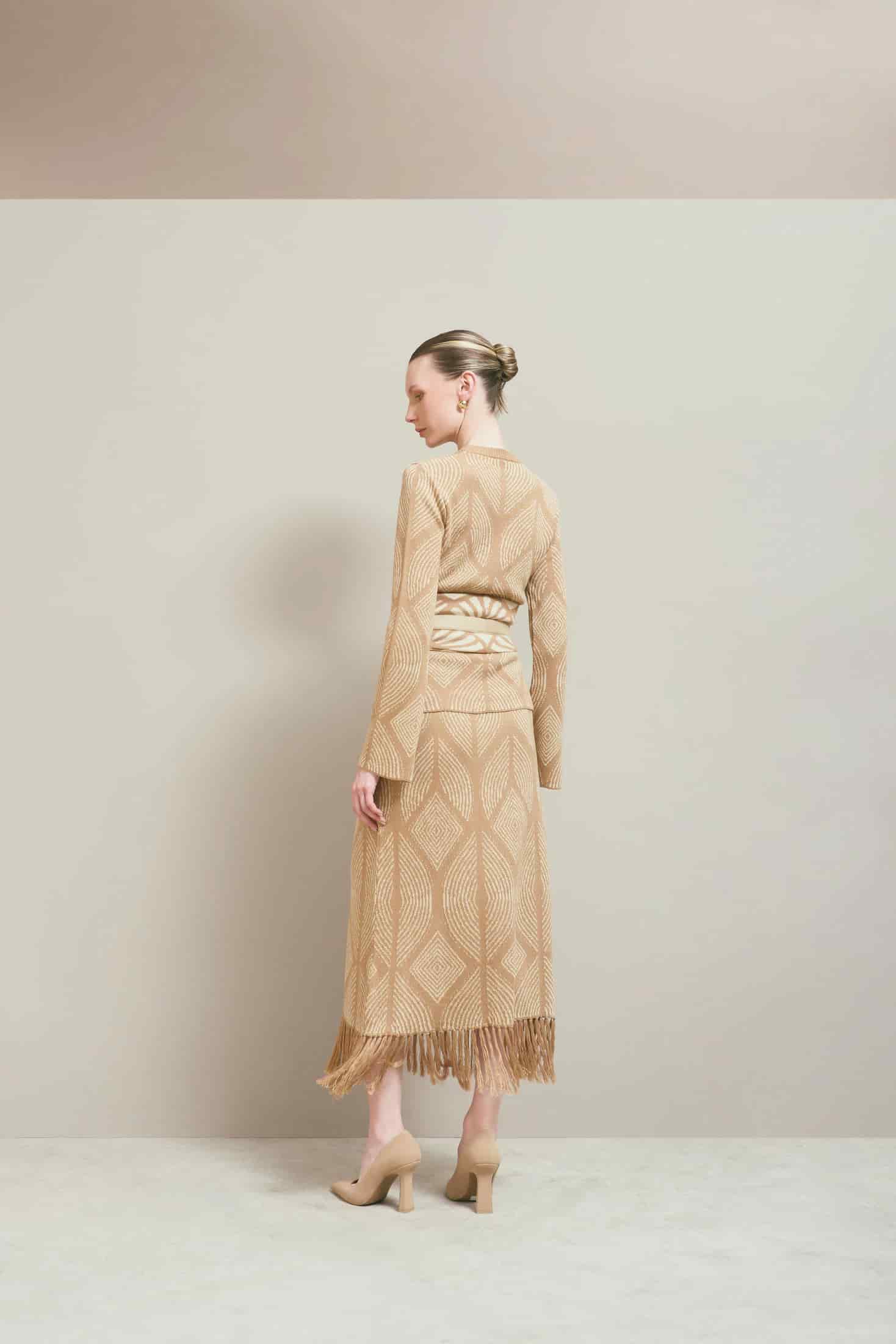 Falda Atenea Camel-Dorado - miniatura 2