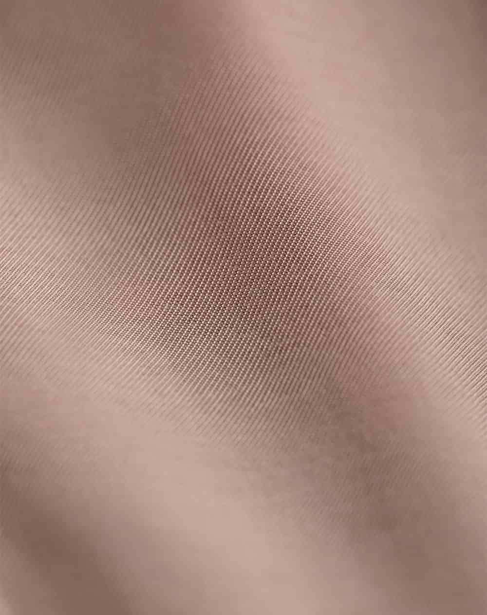 Pantalón palazzo tiro alto pliegues delanteros y cinturón caqui para mujer - miniatura 6