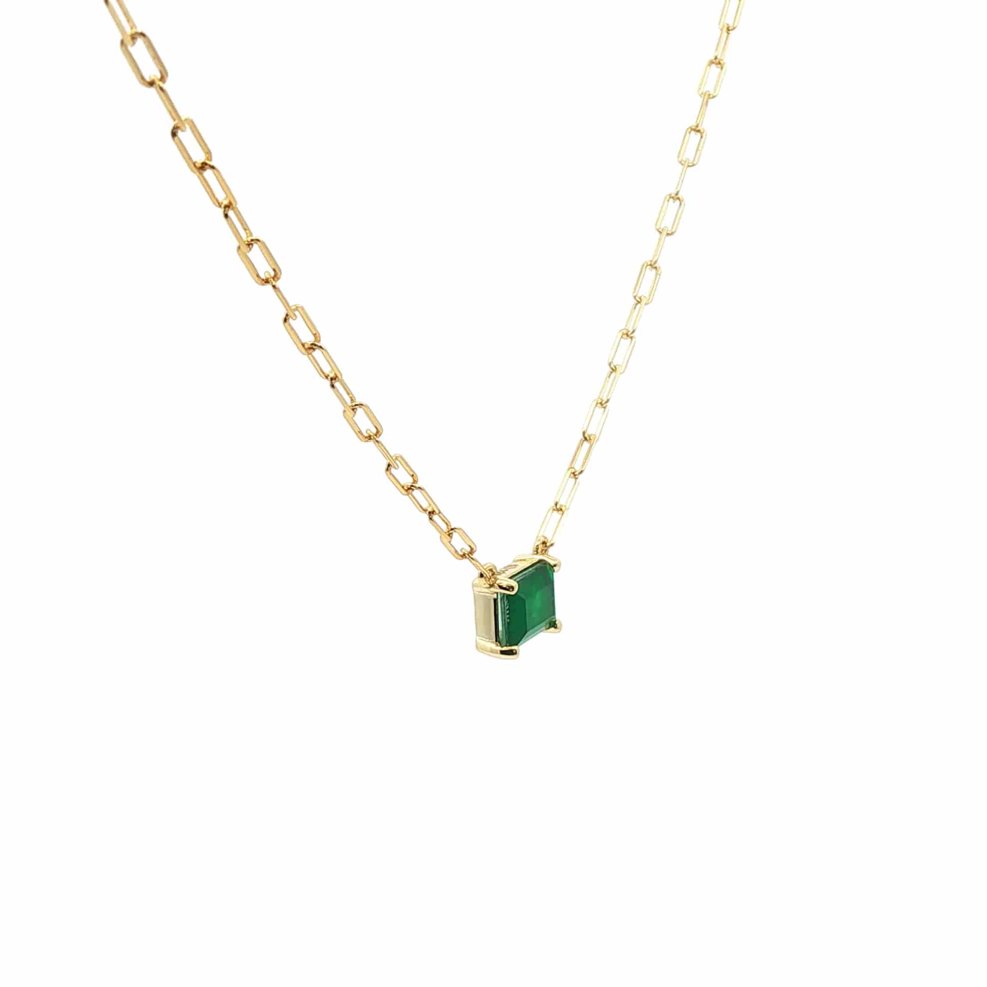 Green Sparkle Necklace - miniatura 2